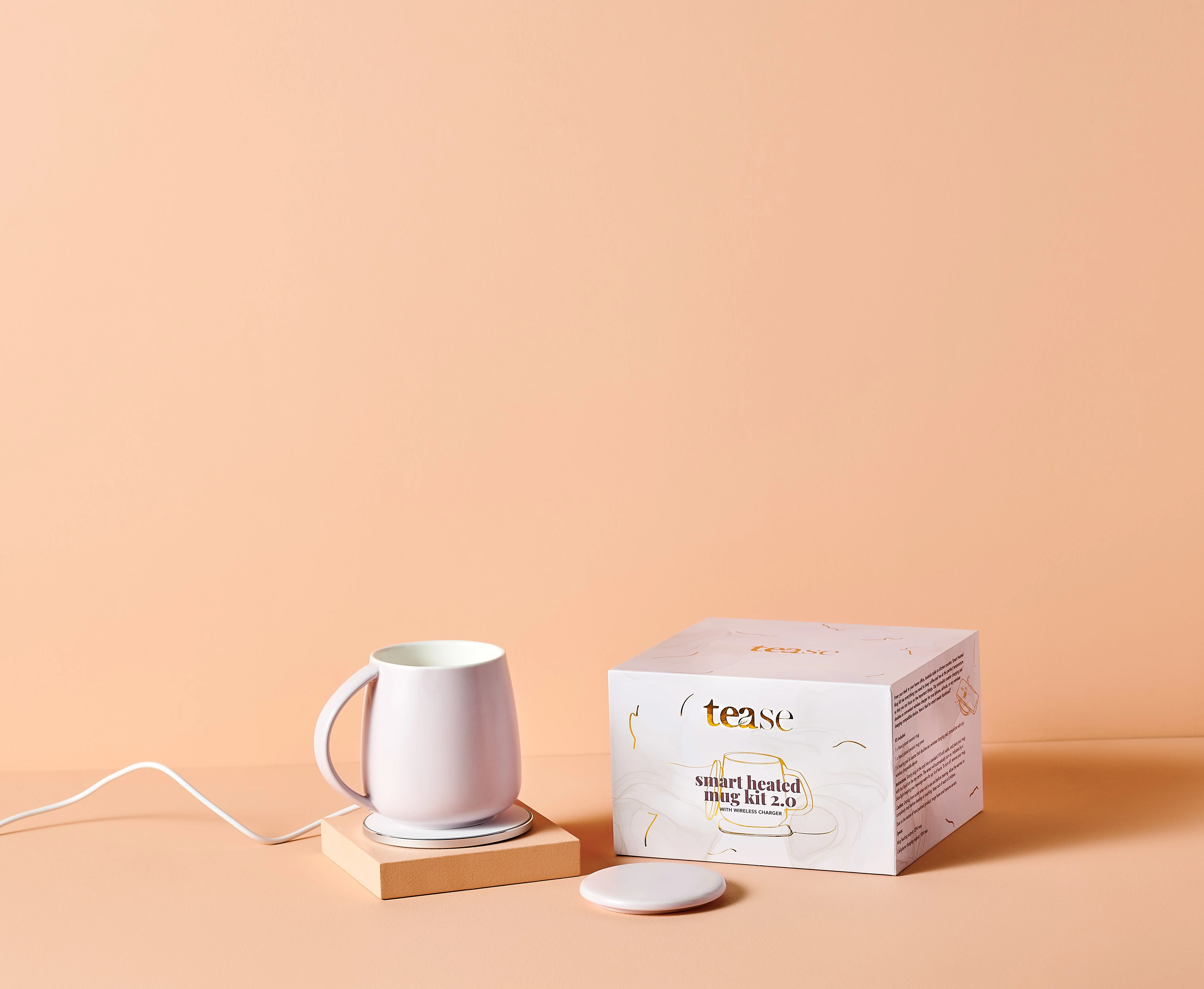 Smart Heated Mug Kit 2.0 with Wireless Charger - Image 3